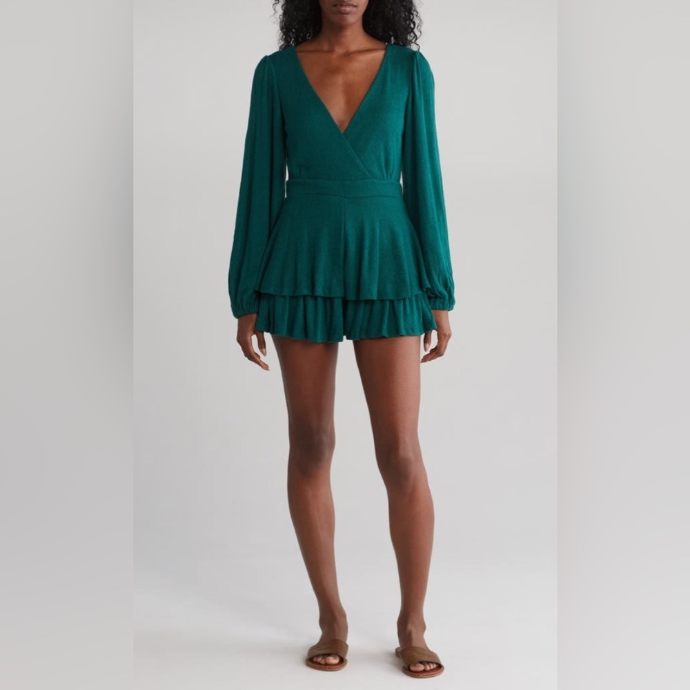 Lulus Rib Tiered Romper